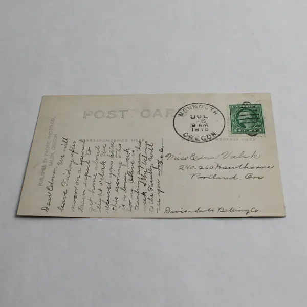 Normal School Monmouth Oregon RPPC Postcard 1916 Pacific Photo Co