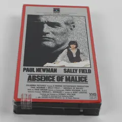 Vintage 1981 Film on VHS Absence of Malice Paul Newman Sally Field New Sealed