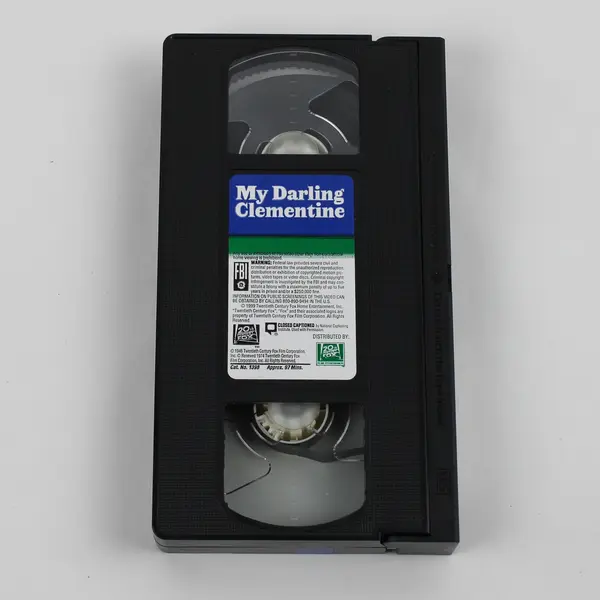Vintage 1946 Film on VHS My Darling Clementine Henry Fonda B&W Good