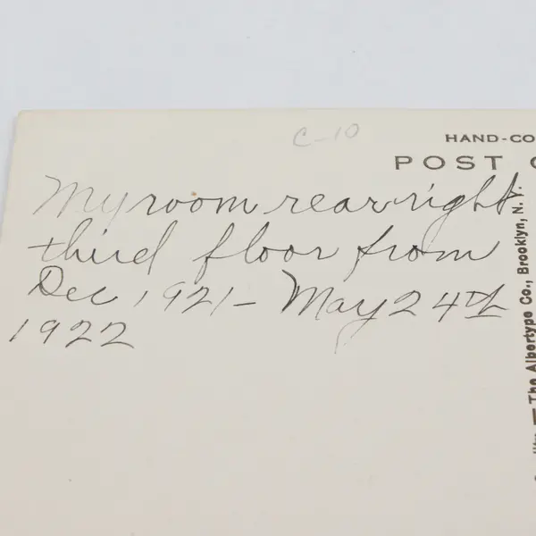 High School Dallas Oregon Colorized Litho Postcard 1910s Polk County