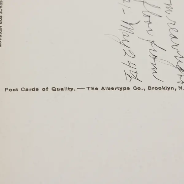 High School Dallas Oregon Colorized Litho Postcard 1910s Polk County