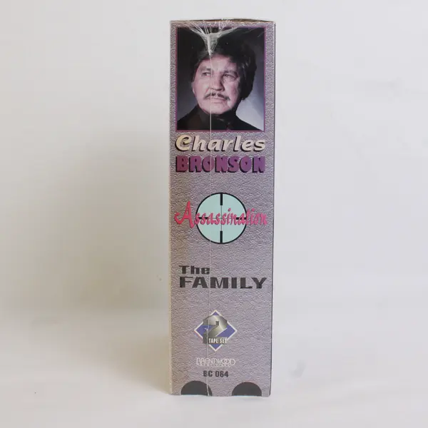 Assassination and The Family 2-Set VHS Tapes Charles Bronson, New/Sealed