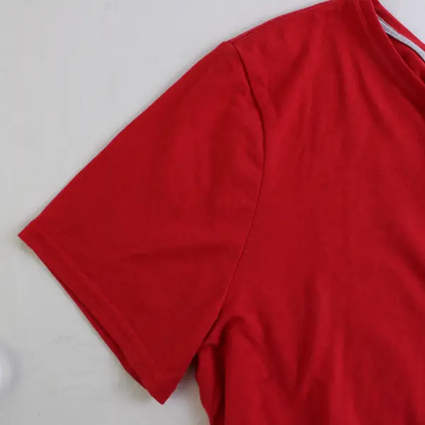 Time And Tru Red Short-Sleeved T-Shirt Women's Large 12-14