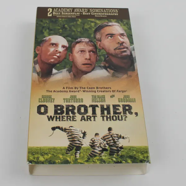 Vintage Film on VHS O Brother, Where Art Thou With George Clooney 2000