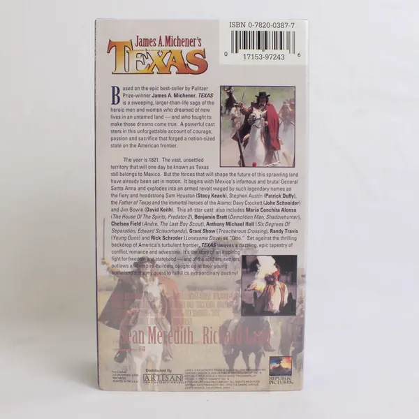 Texas VHS 2-Tape Set, 2000 VHS 09724 New/Sealed