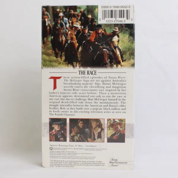 Snowy River: The MacGregor Saga The Race VHS Tape, 1994 New/Sealed