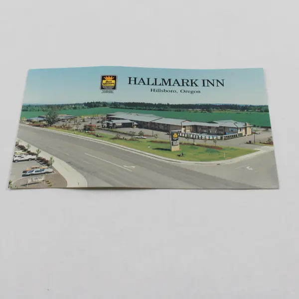 Vintage Hallmark Inn Best Western Motel Hillsboro Oregon Postcard 1980s