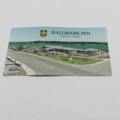 Vintage Hallmark Inn Best Western Motel Hillsboro Oregon Postcard 1980s