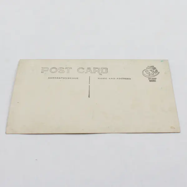 Vintage Homestead House RPPC Photo Postcard 1910s Chickens In Yard