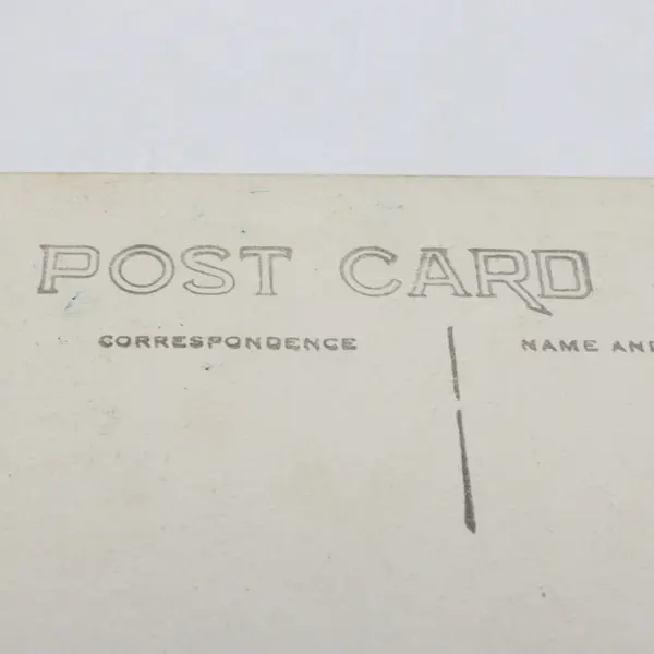 Vintage Homestead House RPPC Photo Postcard 1910s Chickens In Yard