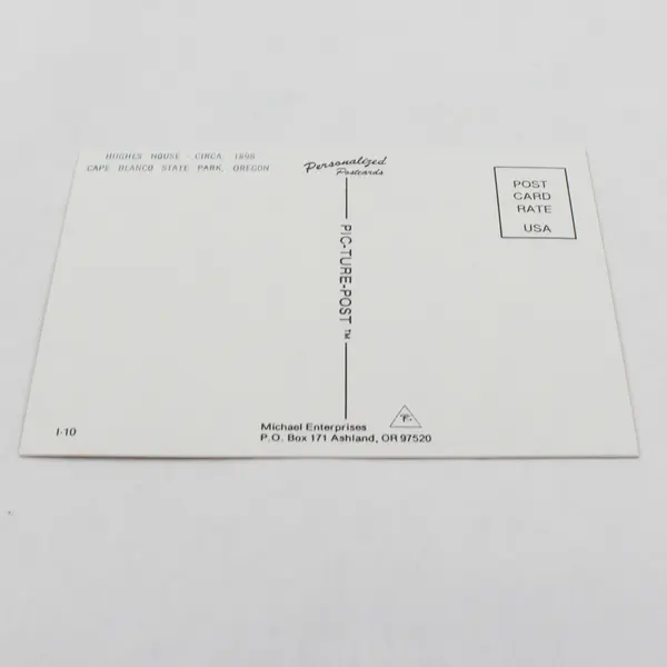 Hughes House Cape Blanco State Park Oregon Pic-Ture Post Postcard 1990s
