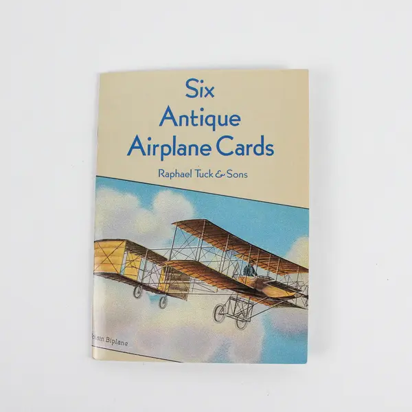 Six Antique Airplane Cards by Tuck and Sons Staff (1996, Trade Paperback)