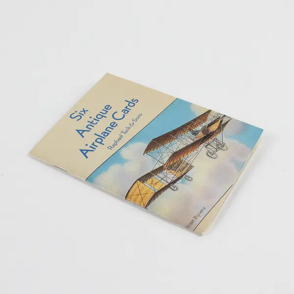 Six Antique Airplane Cards by Tuck and Sons Staff (1996, Trade Paperback)