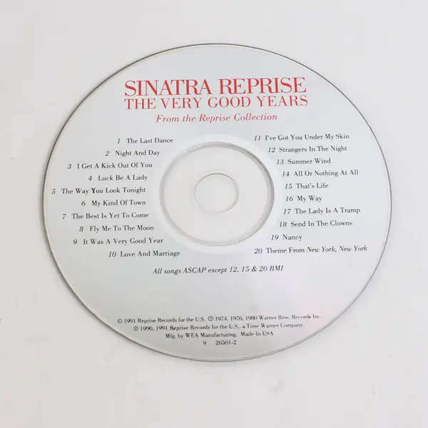 Frank Sinatra The Very Good Years CD 1991