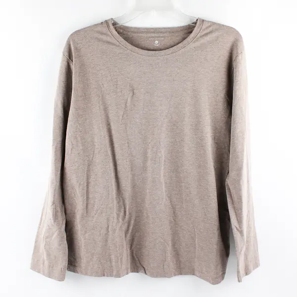 Great Northwest Clothing Co. Women's XL Brown Crew Neck Long Sleeve Shirt