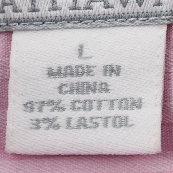 Lady Hathaway Women's L Pink Striped 3/4 Sleeve Button Up Collared Shirt