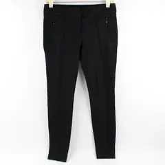 Ann Taylor Loft Women's 2 Petite Black Skinny Stretch Dress Pants