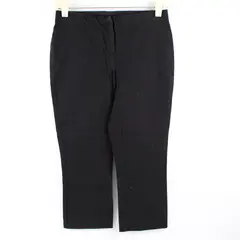 Alfani Women's 2P Black Comfort Waist Stretch Dress Work Capri Pants