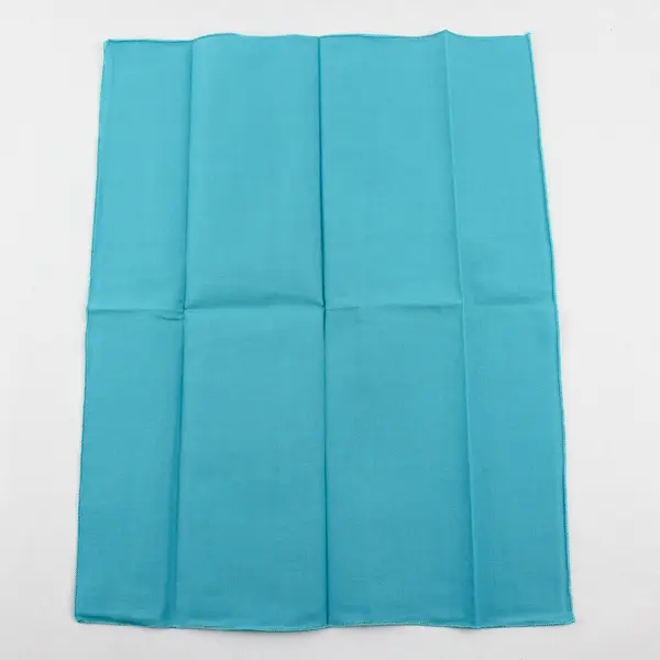 Lot of 8 (2 Types) Unbranded Table Setting Cloth Napkins - Blue and Brown