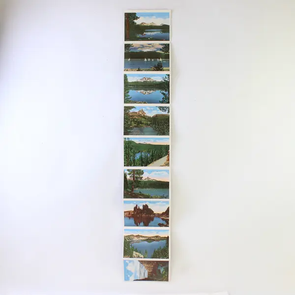 Petersen's Rock Gardens And The Scenic Oregon Cascades Souvenir Folder 1940s