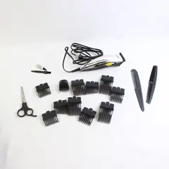 Conair HCT3NRS Men's Silver Corded Clipper 11 Guards, 2 Combs, 1 Scissors & Bag