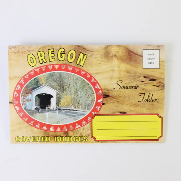 Vintage Oregon Covered Bridges Souvenir Folder