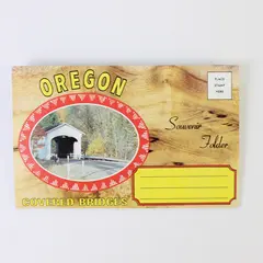Vintage Oregon Covered Bridges Souvenir Folder