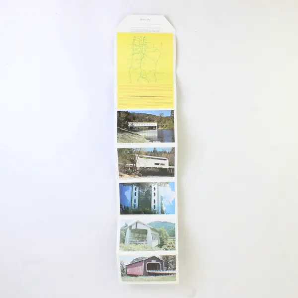 Vintage Oregon Covered Bridges Souvenir Folder