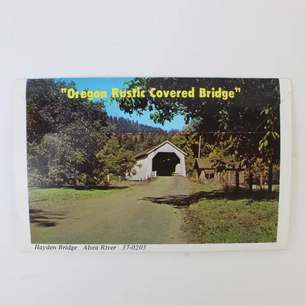 Vintage Oregon Covered Bridges Souvenir Folder