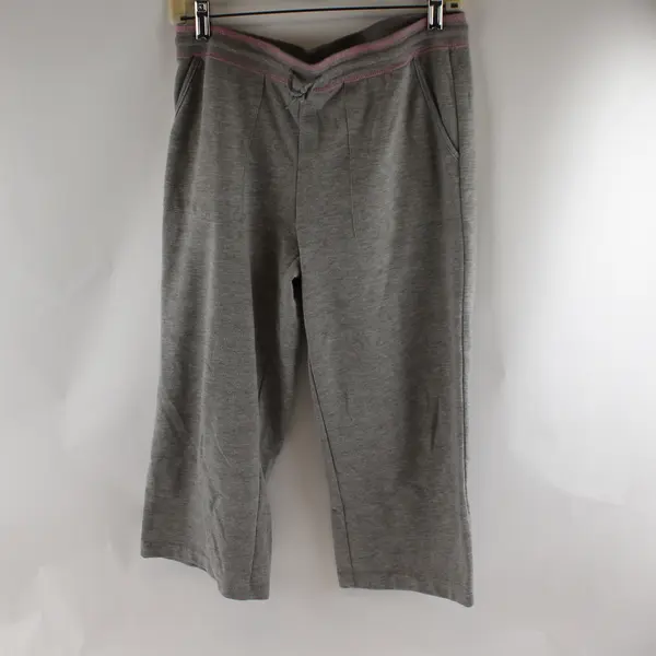 Zena Sport Gray and Pink Capri Sweats Women's Small