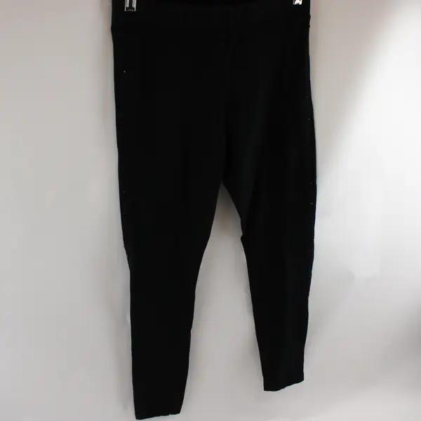 Style & Co. Solid Black Bedazzled Leggings Women's PM