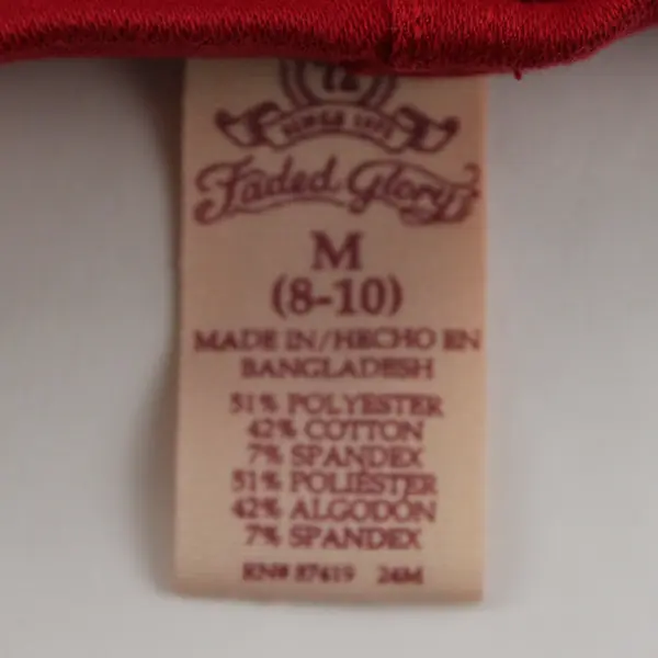 Faded Glory Cherry Red Jeggings Women's Medium 8-10