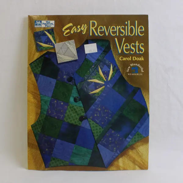 Vintage 1995 Easy Reversible Vests S/C Pattern Book, B211