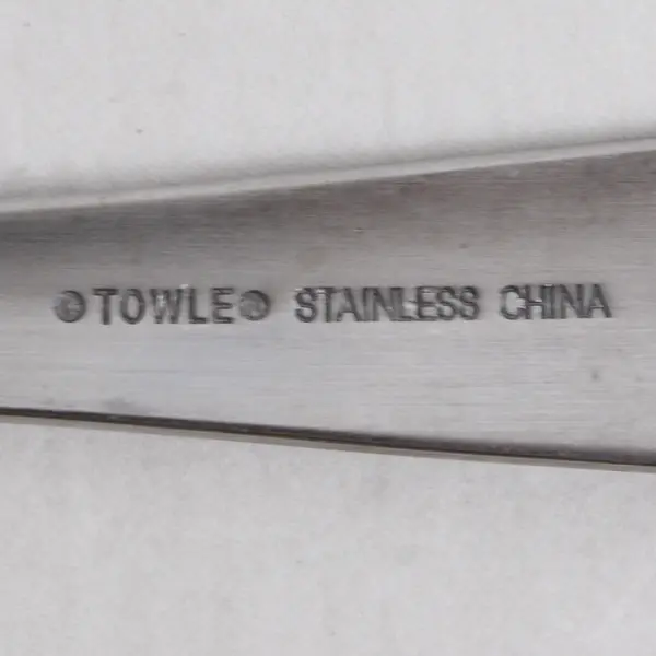 Lot of 3 Towle Silver TWS517 Pattern Stainless Dinner Forks 8" Rare HTF Pattern