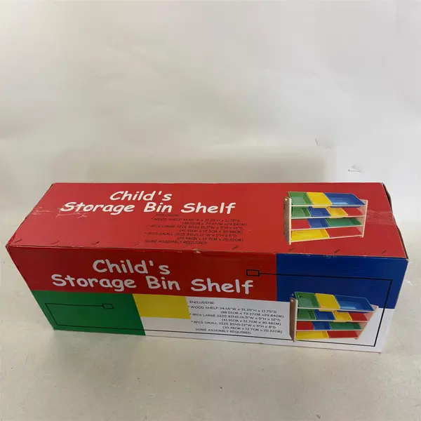 Rite Aid Basics Childs Storage Bin Shelf Organizer- Local Pickup Only