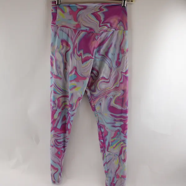 No Boundaries Multicolor Swirl Print Leggings Juniors Large 11-13