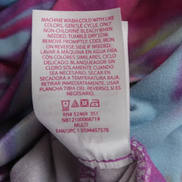 No Boundaries Multicolor Swirl Print Leggings Juniors Large 11-13