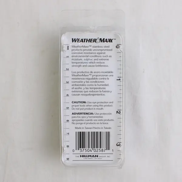 Weather Max Stainless Steel Pan Phillips Machine Screw 8-32 x 2 (6 Pcs Complete)