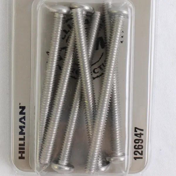 Weather Max Stainless Steel Pan Phillips Machine Screw 8-32 x 2 (6 Pcs Complete)