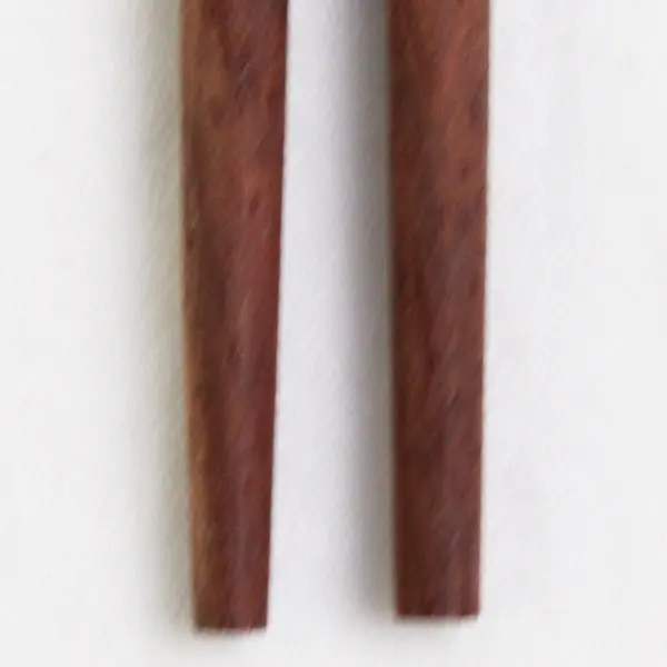 Pair of Solid Wood Brown Chopsticks 10.4" Long, Unbranded