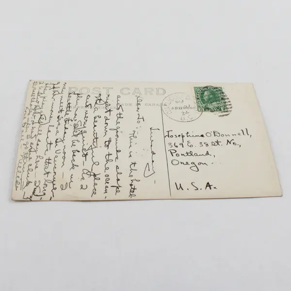 Qualicum Beach Hotel Vancouver Island BC Canada RPPC Postcard 1924