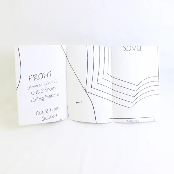 Water Color Vest Pieced Quilted Pattern Book, Sizes 6-22 1994, P018 New