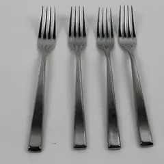 Lot of 4 Towle Silver Dream Pattern 18/0 SS Salad Forks 7.5" Good