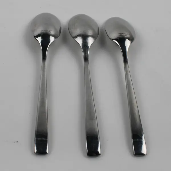 Lot of 3 Towle Silver Dream Pattern 18/0 SS Teaspoons 6.5" Good