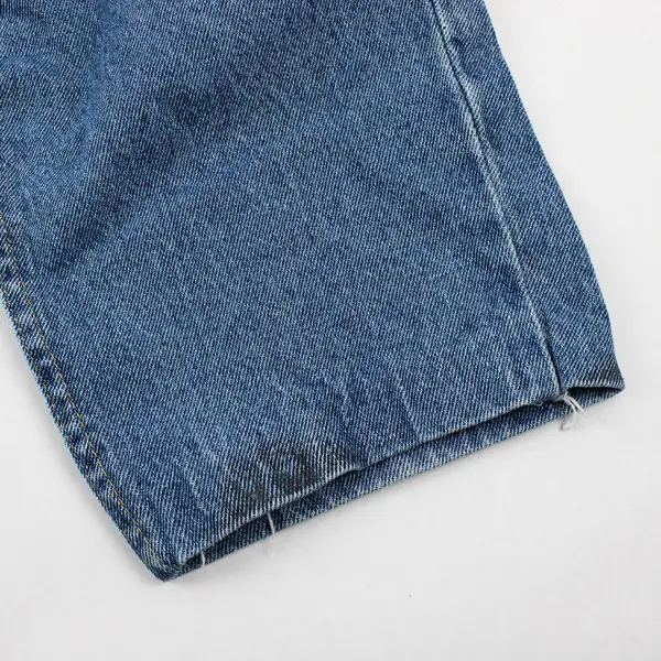 VTG Lee Women's 12/14 High Rise Side Elastic Waist Relaxed Tapered Leg Jeans