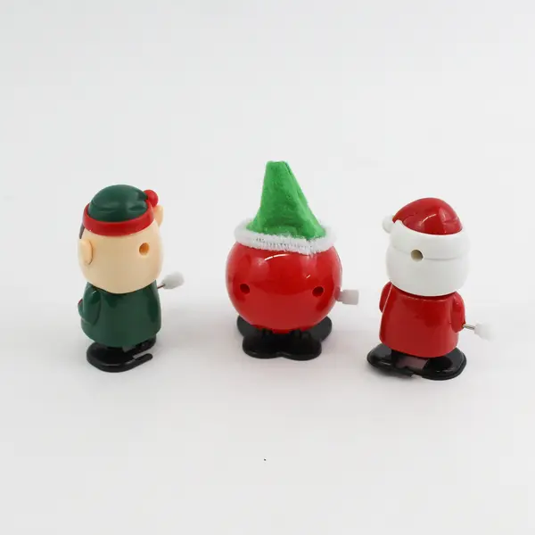 Set of 3 Santa And Elf Wind Up Toys All Work