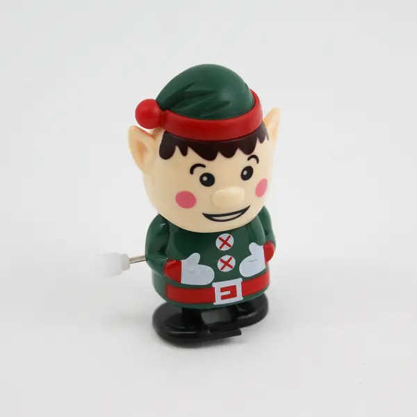 Set of 3 Santa And Elf Wind Up Toys All Work