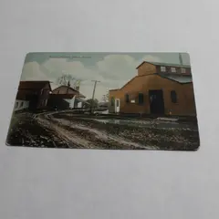 Factory District Dallas Oregon Colorized Litho Postcard 1910s Polk County