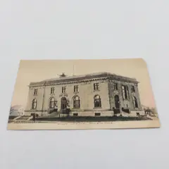 Post Office Salem Oregon Colorized Litho Postcard WM Burghardt Co Circa 1910