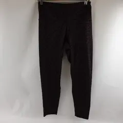 Balance Collection Purple and Black Cheetah Print Leggings Women's Large